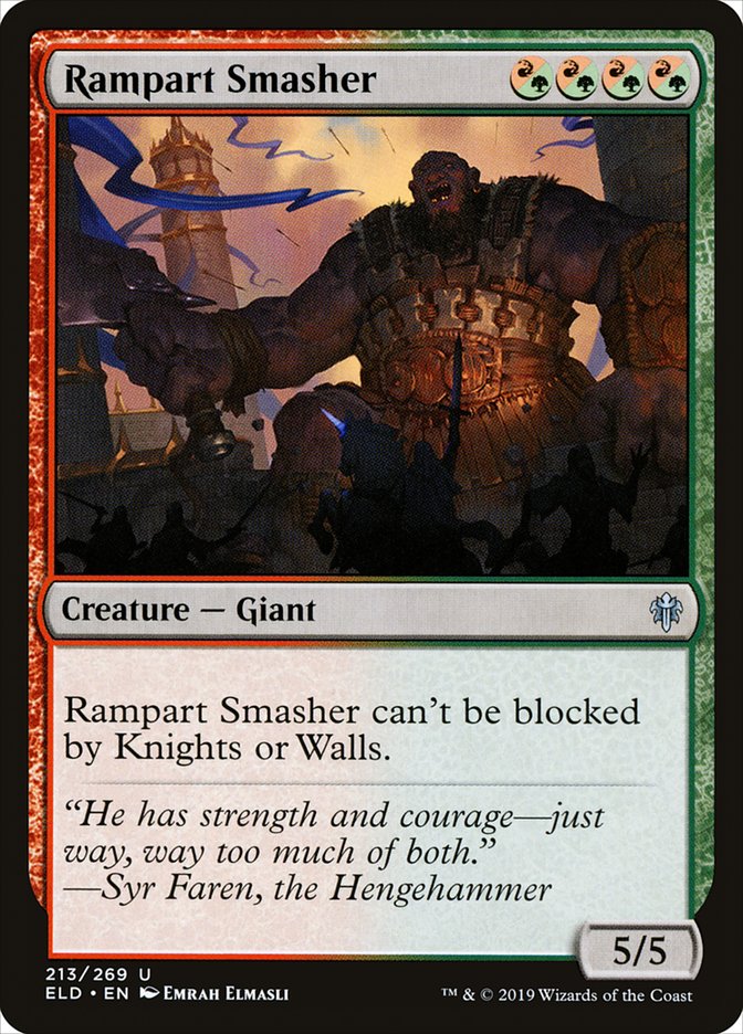 Rampart Smasher [Throne of Eldraine] | Cracking-Singles