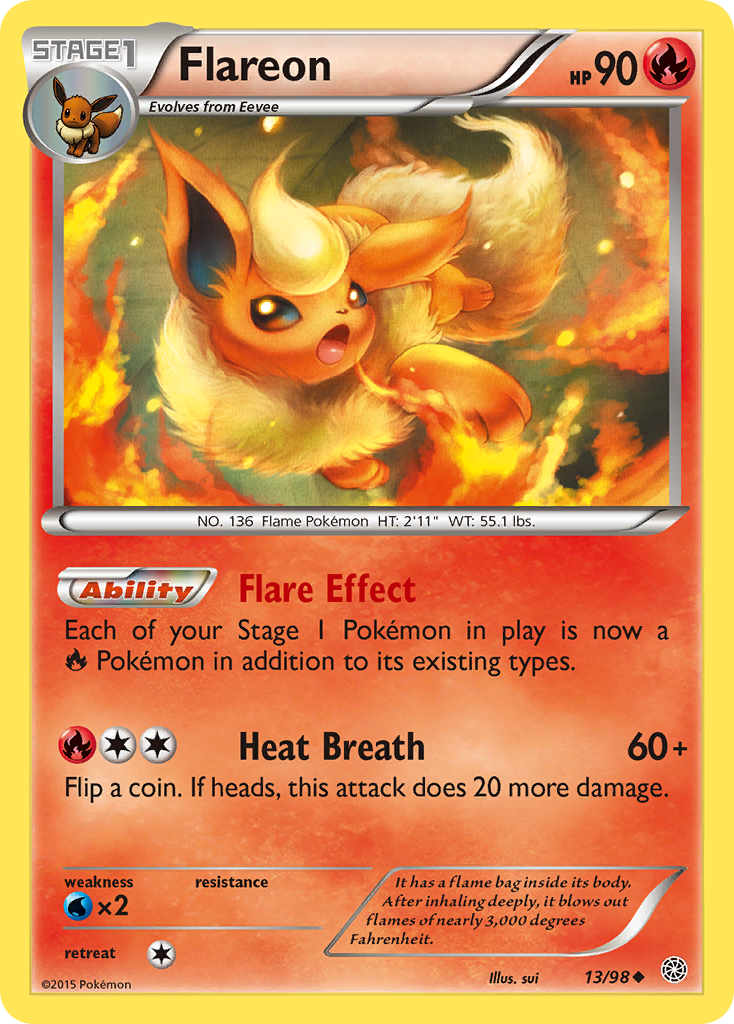 Flareon (13/98) [XY: Ancient Origins] | Cracking-Singles