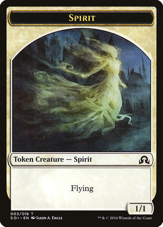 Spirit Token [Shadows over Innistrad Tokens] | Cracking-Singles