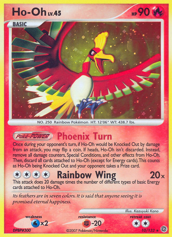 Ho-Oh (10/132) [Diamond & Pearl: Secret Wonders] | Cracking-Singles