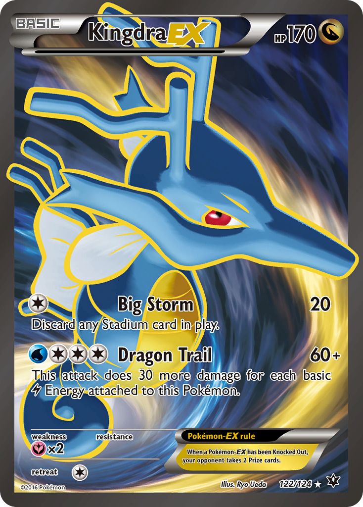 Kingdra EX (122/124) [XY: Fates Collide] | Cracking-Singles