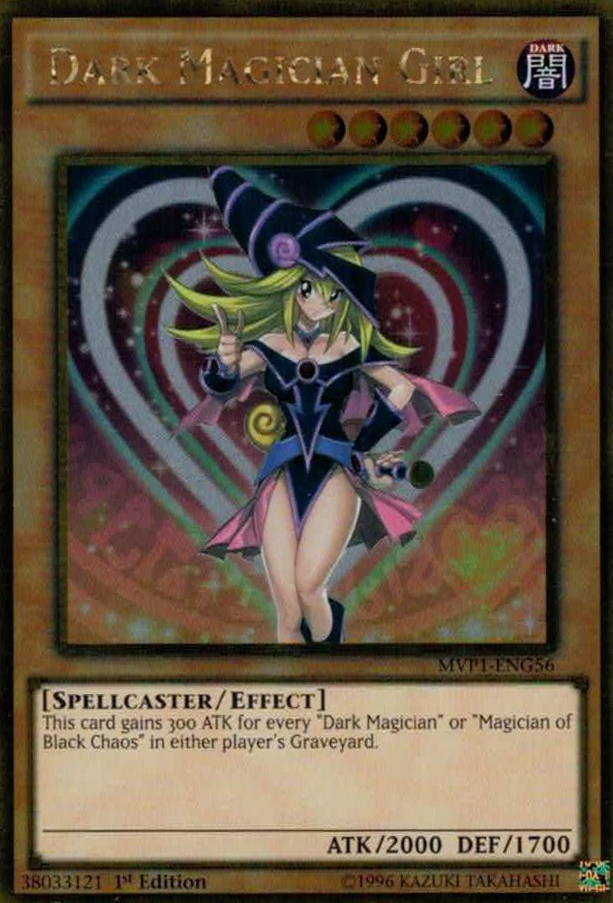 Dark Magician Girl [MVP1-ENG56] Gold Rare | Cracking-Singles