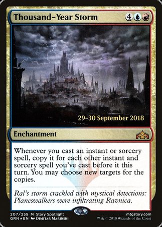 Thousand-Year Storm [Guilds of Ravnica Promos] | Cracking-Singles