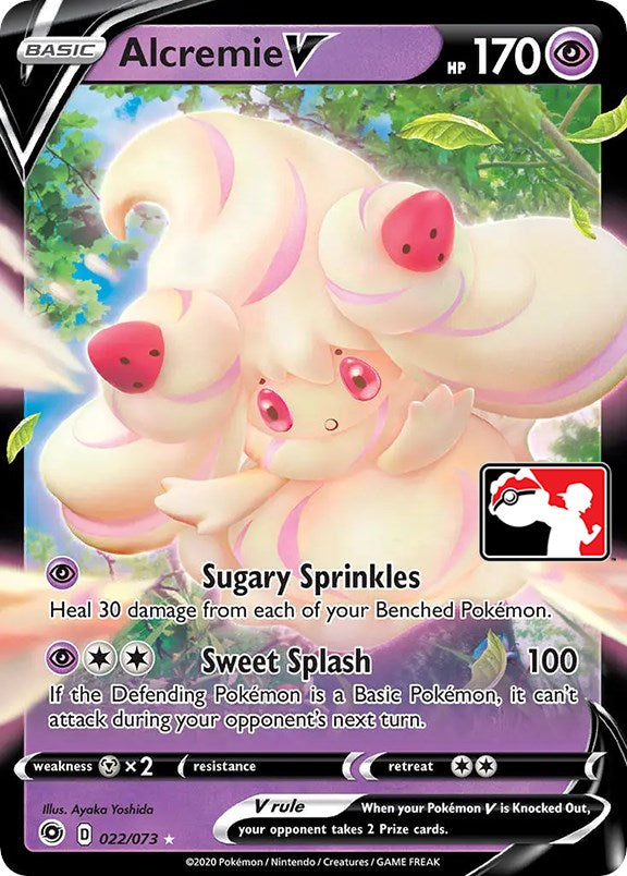 Alcremie V (22/73) [Prize Pack Series One] | Cracking-Singles