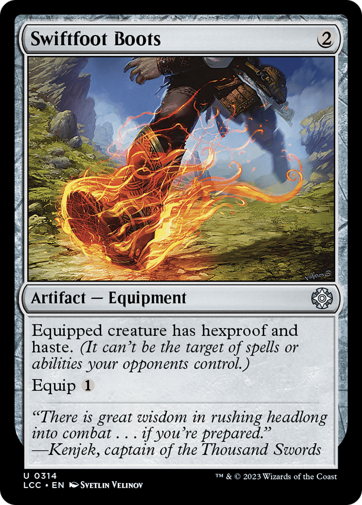 Swiftfoot Boots [The Lost Caverns of Ixalan Commander] | Cracking-Singles