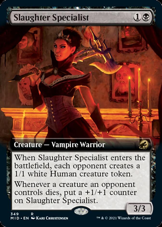 Slaughter Specialist (Extended) [Innistrad: Midnight Hunt] | Cracking-Singles