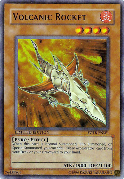 Volcanic Rocket [FOTB-ENSP1] Super Rare | Cracking-Singles