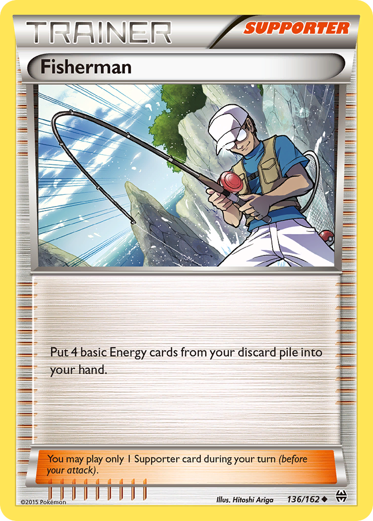 Fisherman (136/162) [XY: BREAKthrough] | Cracking-Singles