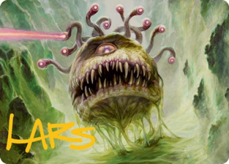 Beholder Art Card (Gold-Stamped Signature) [Dungeons & Dragons: Adventures in the Forgotten Realms Art Series] | Cracking-Singles