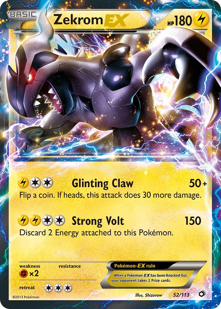 Zekrom EX (52/113) [Black & White: Legendary Treasures] | Cracking-Singles