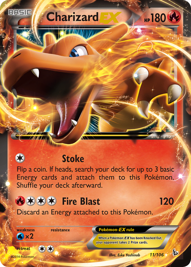 Charizard EX (11/106) [XY: Flashfire] | Cracking-Singles