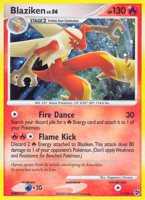 Blaziken (1/106) [Diamond & Pearl: Great Encounters] | Cracking-Singles