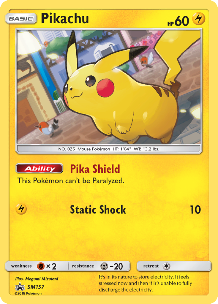 Pikachu (SM157) [Sun & Moon: Black Star Promos] | Cracking-Singles