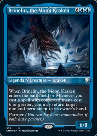 Brinelin, the Moon Kraken (Foil Etched) [Commander Legends] | Cracking-Singles