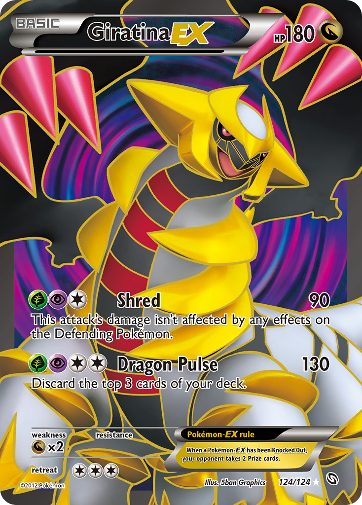 Giratina EX (124/124) [Black & White: Dragons Exalted] | Cracking-Singles