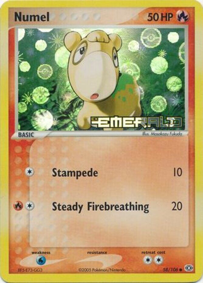 Numel (58/106) (Stamped) [EX: Emerald] | Cracking-Singles