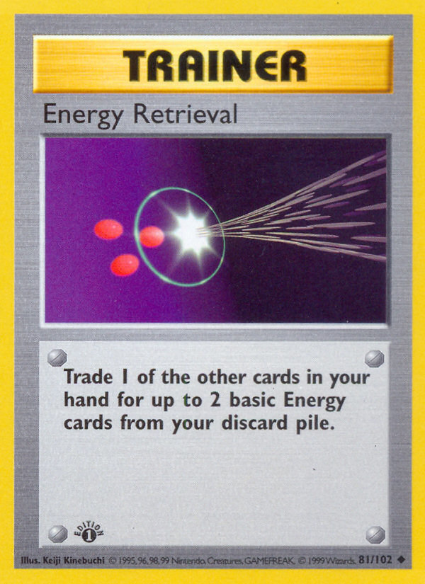 Energy Retrieval (81/102) (Shadowless) [Base Set 1st Edition] | Cracking-Singles