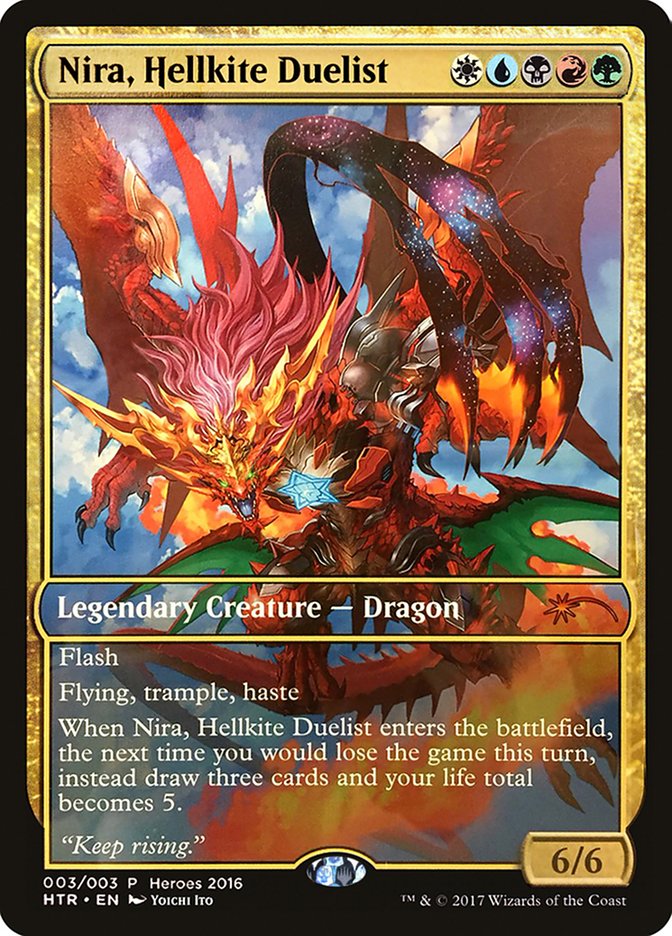 Nira, Hellkite Duelist [Unique and Miscellaneous Promos] | Cracking-Singles