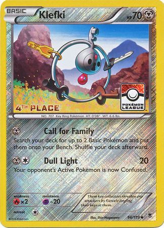 Klefki (66/119) (League Promo 4th Place) [XY: Phantom Forces] | Cracking-Singles