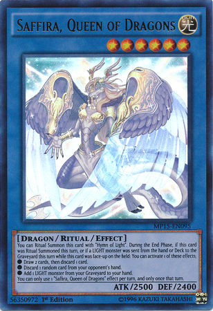 Saffira, Queen of Dragons [MP15-EN095] Ultra Rare | Cracking-Singles