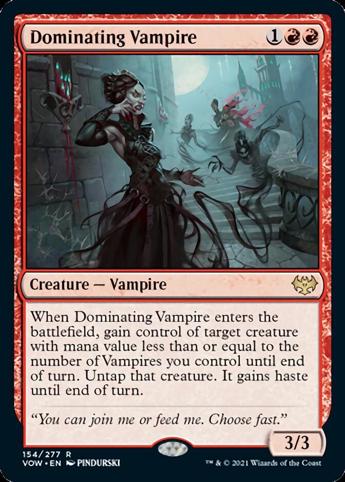 Dominating Vampire [Innistrad: Crimson Vow] | Cracking-Singles