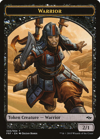 Warrior Token [Fate Reforged Tokens] | Cracking-Singles