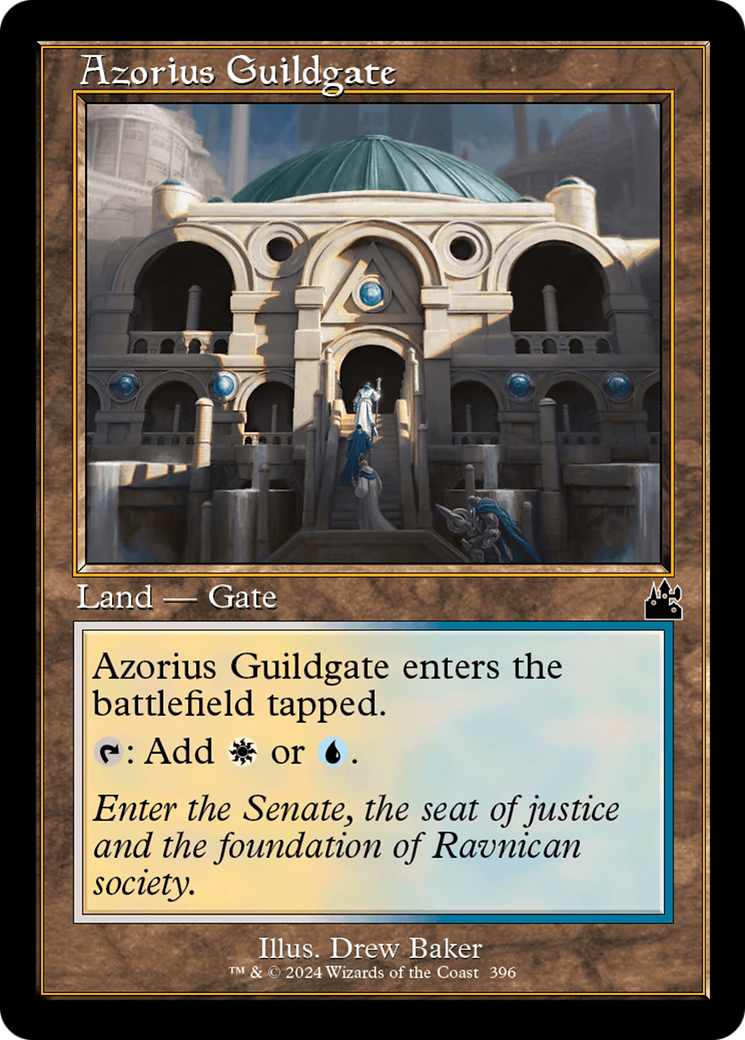 Azorius Guildgate (Retro Frame) [Ravnica Remastered] | Cracking-Singles