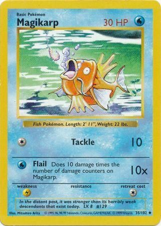 Magikarp (35/102) [Base Set Shadowless Unlimited] | Cracking-Singles