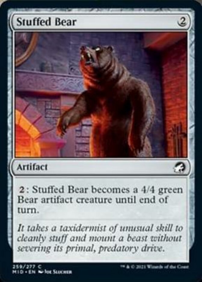 Stuffed Bear [Innistrad: Midnight Hunt] | Cracking-Singles