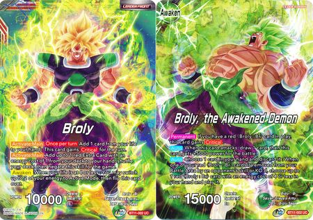 Broly // Broly, the Awakened Demon [BT11-002] | Cracking-Singles