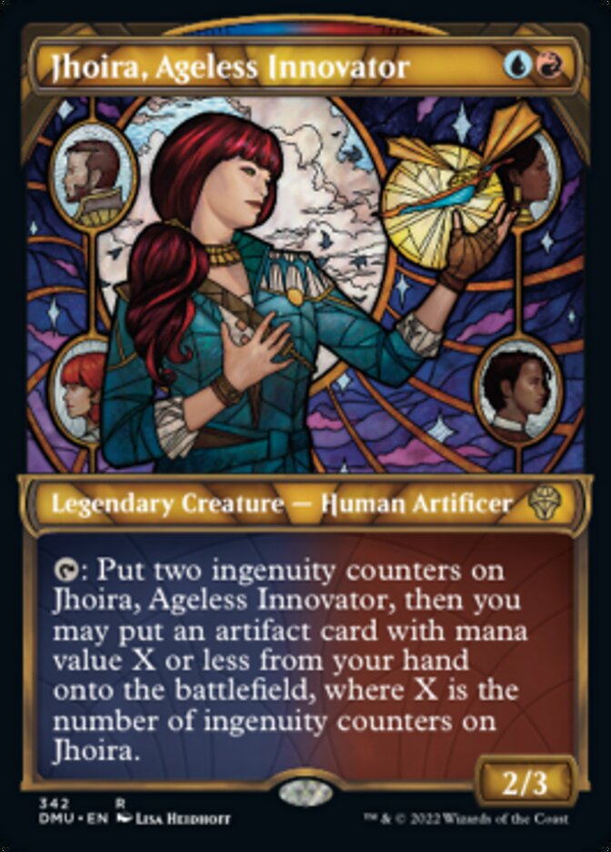 Jhoira, Ageless Innovator (Showcase Textured) [Dominaria United] | Cracking-Singles