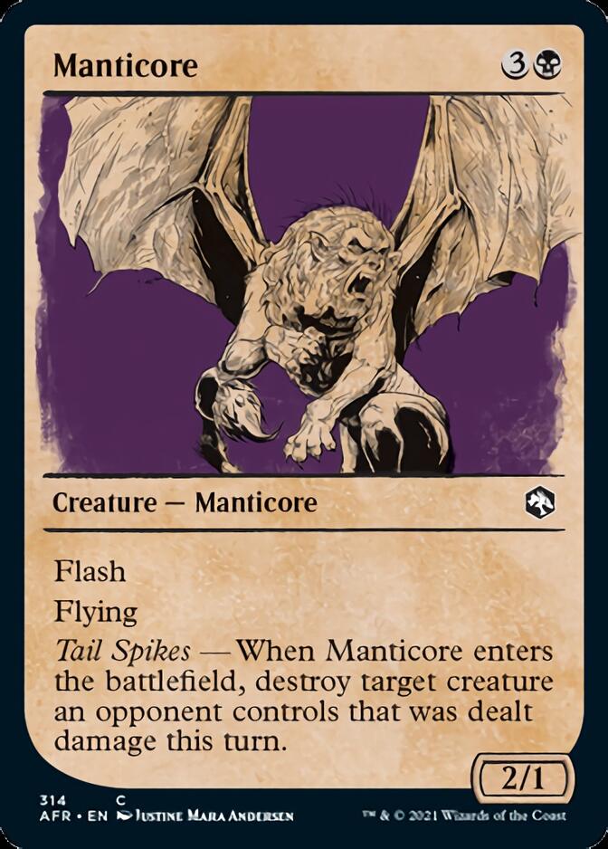 Manticore (Showcase) [Dungeons & Dragons: Adventures in the Forgotten Realms] | Cracking-Singles