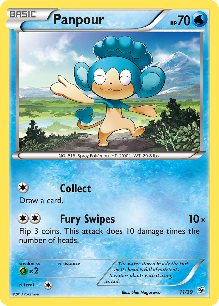 Panpour (11/39) [XY: Kalos Starter Set] | Cracking-Singles