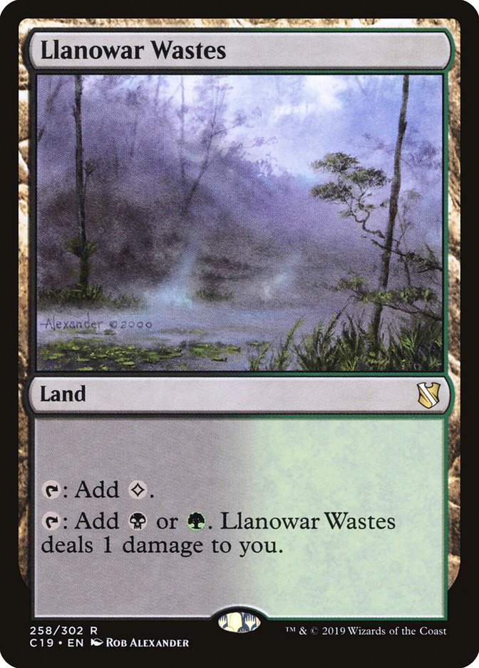 Llanowar Wastes [Commander 2019] | Cracking-Singles