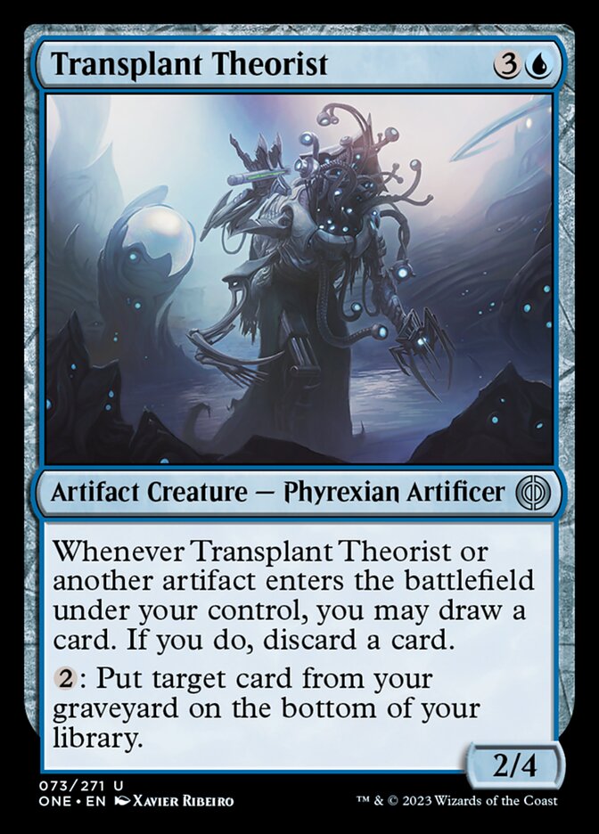 Transplant Theorist [Phyrexia: All Will Be One] | Cracking-Singles