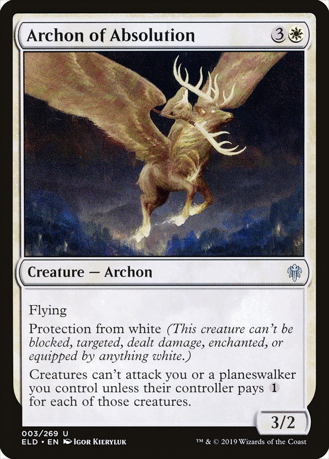 Archon of Absolution [Throne of Eldraine] | Cracking-Singles