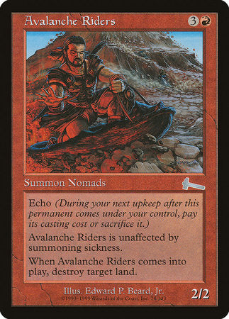 Avalanche Riders [Urza's Legacy] | Cracking-Singles