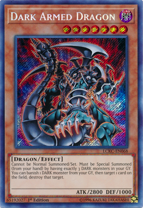 Dark Armed Dragon [LCKC-EN068] Secret Rare | Cracking-Singles