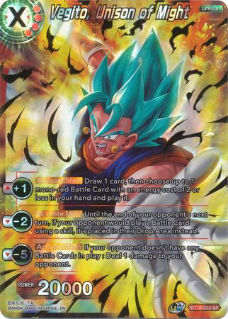 Vegito, Unison of Might [BT10-003] | Cracking-Singles