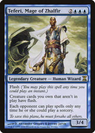 Teferi, Mage of Zhalfir [Time Spiral] | Cracking-Singles