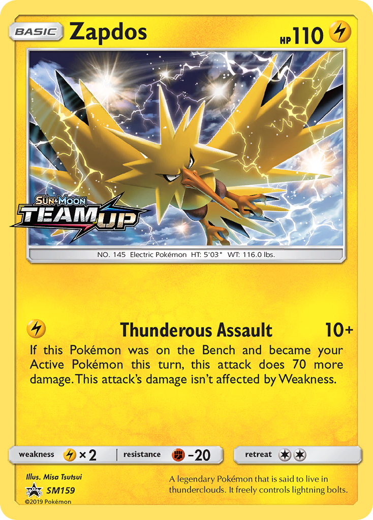 Zapdos (SM159) [Sun & Moon: Black Star Promos] | Cracking-Singles