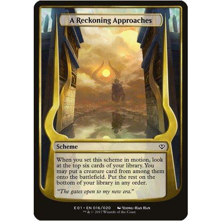 A Reckoning Approaches (Archenemy: Nicol Bolas) [Archenemy: Nicol Bolas Schemes] | Cracking-Singles