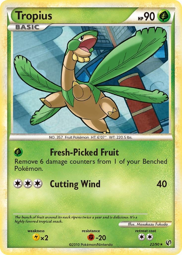 Tropius (22/90) [HeartGold & SoulSilver: Undaunted] | Cracking-Singles