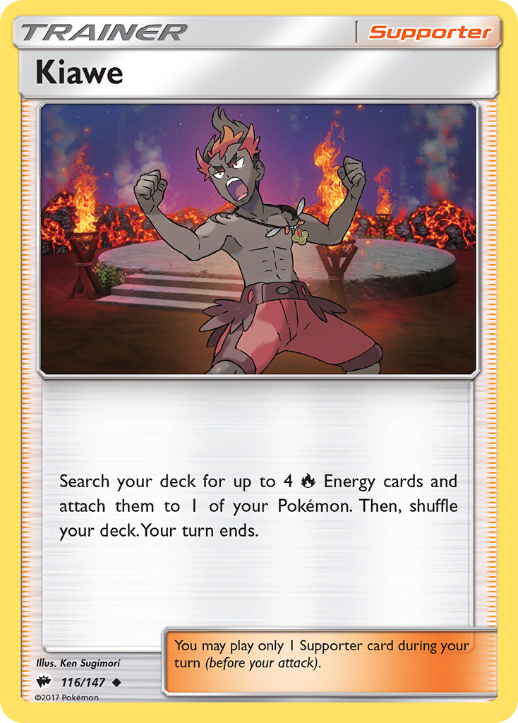 Kiawe (116/147) [Sun & Moon: Burning Shadows] | Cracking-Singles