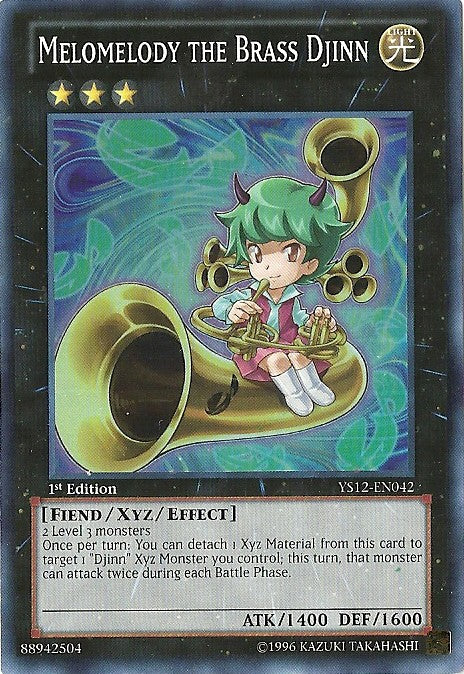 Melomelody the Brass Djinn [YS12-EN042] Super Rare | Cracking-Singles