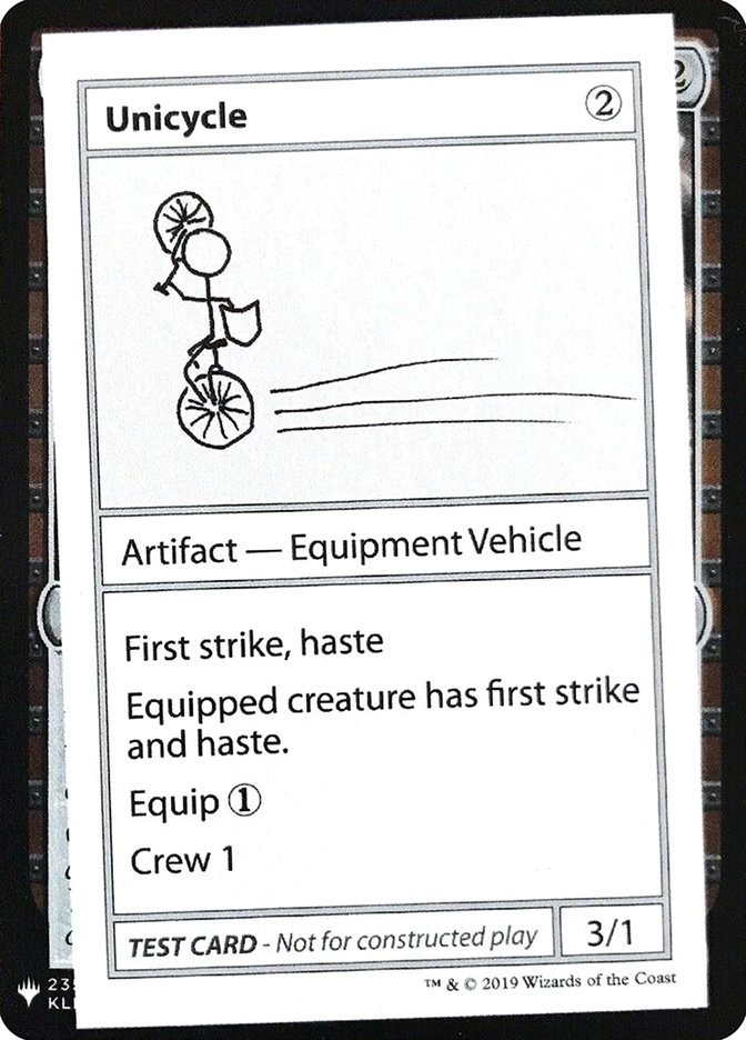 Unicycle [Mystery Booster Playtest Cards] | Cracking-Singles