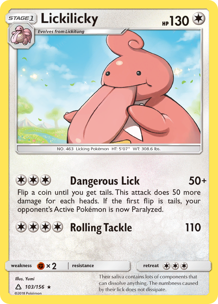 Lickilicky (103/156) [Sun & Moon: Ultra Prism] | Cracking-Singles