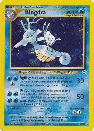 Kingdra (8/111) [Neo Genesis Unlimited] | Cracking-Singles