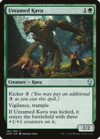 Untamed Kavu [Dominaria] | Cracking-Singles