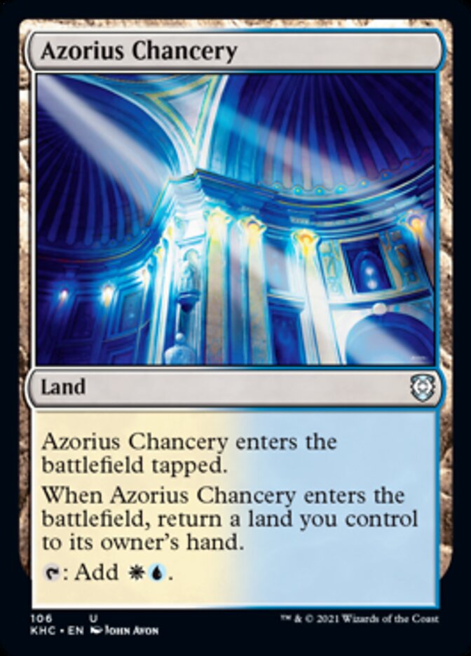 Azorius Chancery [Kaldheim Commander] | Cracking-Singles